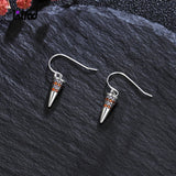 925 Silver Zircon Water Drop Earrings for Women