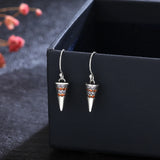 925 Silver Zircon Water Drop Earrings for Women
