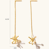 925 Silver Flower Cluster Pearl Drop Earrings