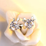 925 Sterling Silver Earrings Female Temperament Korea Mini Small Ear Bones and S