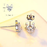 925 Sterling Silver Earrings Female Temperament Korea Mini Small Ear Bones and S