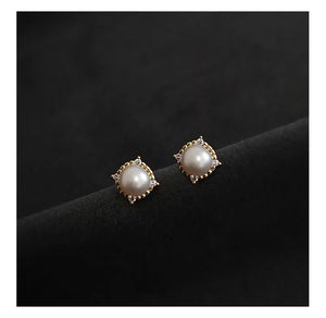 925 Silver Earrings Base for Pearls Beads Agate Jade Crystal
