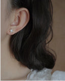925 Silver Earrings Base for Pearls Beads Agate Jade Crystal