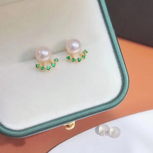 925 Silver Earring Findings for Pearls Agate Stones 10 pairs
