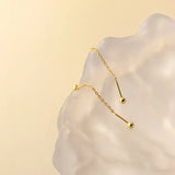 925 Sterling Silver Earrings For Women Stud Chain