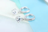 925 Silver Earrings CZ Drop Earrings For Women