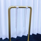 925 Silver Earring Mount Findings for Pearls Agate Crystal Stones