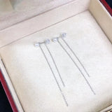 925 Silver Earring Mount Findings for Pearls Agate Crystal Stones