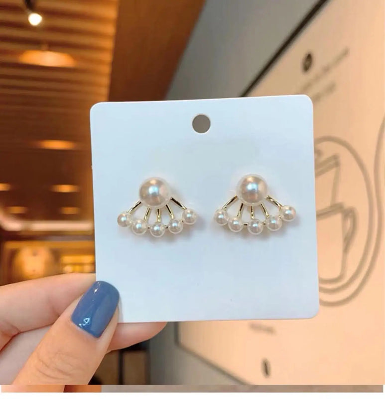 925 Silver Earring Findings for Pearl Beads