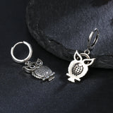 925 Silver Owl Drop Earrings Party Jewelry Women Gift