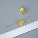 925 Silver Earrings Personality Long Silver Earrings Originality
