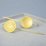 925 Silver Earrings Personality Long Silver Earrings Originality