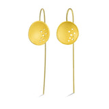 925 Silver Earrings Personality Long Silver Earrings Originality