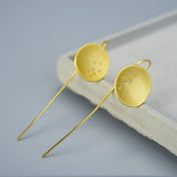 925 Silver Earrings Personality Long Silver Earrings Originality