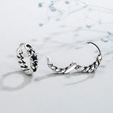 925 Silver Pentagram Earrings for Women & Men