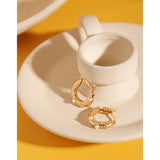 925 Silver Pearl Ring Earrings Personality