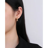 925 Silver Pearl Ring Earrings Personality