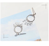 925 Silver Tassel Earrings for Women Stud Earrings Lady Jewelry