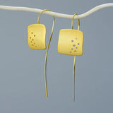 925 Silver Earrings Women Original Long Silver Earrings