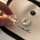925 Silver Ear Hoop Earrings Women's Jewelry Accessories