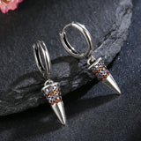 925 Silver Zircon Water Drop Earrings Fine Party Jewelry