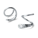 925 Silver Spiral Stud Earrings for Women Girls Teens Snake Earings Jewelry