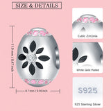 925 Silver Easter Egg Charm for Bracelet & Necklace
