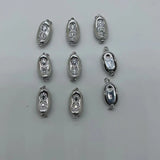 925 Silver DIY Jewelry Accessory Zirconium Ingot Clasp