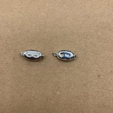 925 Silver DIY Jewelry Accessory Zirconium Ingot Clasp
