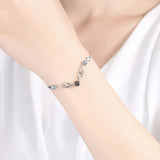 925 Silver Elk Bracelet 100 Languages I Love You Memory Bracelet