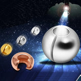 925 Silver End Cap Beads 3MM 4MM 5MM Spacer Bead Charms DIY Jewelry Making