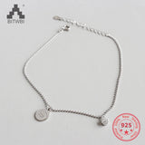 925 Silver Zircon Anklet Women S925 Ankle Chain Wholesales
