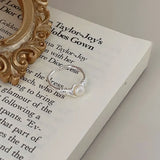 925 Silver Entanglement Pearl Rings Women Ins Jewelry Ropshipping