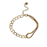 925 Silver European Chain Bracelet Punk Hip Hop Party 18k Gift