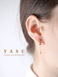 925 Silver Geometric Tassel Earrings for Women