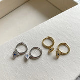 925 Silver Evil Eye Earrings Women Wedding Jewelry Gift