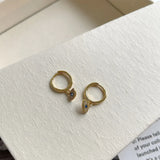 925 Silver Evil Eye Earrings Women Wedding Jewelry Gift