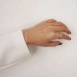 925 Silver Thick Chain Bracelet Male Punk Hip Hop 18k Jewelry