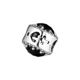 925 Silver Evil Queen's Magic Charm, Crystals & Clear CZ for Bracelet