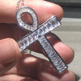 925 Silver Cross Pendant Necklace