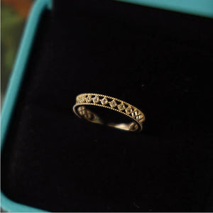 925 Silver Lace Ring For Women Open Adjustable Wedding Party Gift