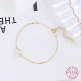 925 Silver Crystal Bracelet Classic Vintage Gift Jewelry
