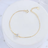 925 Silver Crystal Bracelet Classic Vintage Gift Jewelry