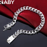 925 Sterling Silver Chain Bracelet for Men and Women