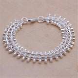 925 Silver Chain Bracelet Charm Wedding Jewelry