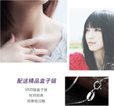 925 Silver Ball Necklace Pendant for Women