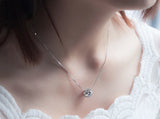 925 Silver Ball Necklace Pendant for Women