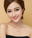 925 Silver Ball Necklace Pendant for Women