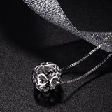 925 Silver Ball Necklace Pendant for Women