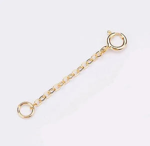 Sterling Silver Chain Extender Lobster Clasps for Jewelry Making